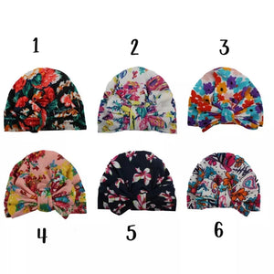 Turban Bowknot Floral (6 designs)